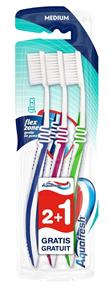 Aquafresh tandenborstel Flex Medium 2+1 stuks