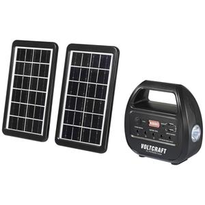 VOLTCRAFT VC-PS15000-Solar VC-14297675 Powerbank op zonne-energie Laadstroom zonnecel 0.51 A 3 W 15000 mAh