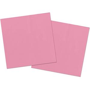 Folat 20x stuks servetten van papier roze 33 x 33 cm -