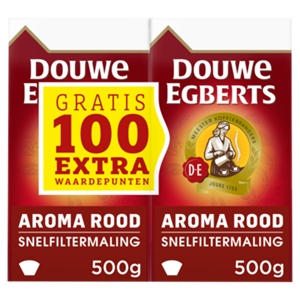 Douwe Egberts ouwe Egberts Aroma Rood Dubbelpak Filterkoffie 2 x 500g bij Jumbo