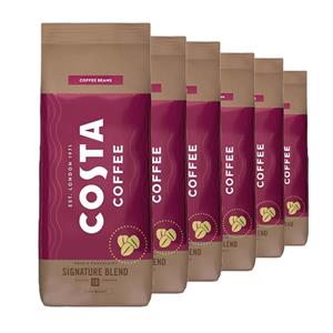 Costa Coffee  Signature Blend Dark Roast Bonen - 6x 1kg