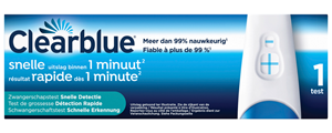 Clearblue Zwangerschapstest Snelle Detectie