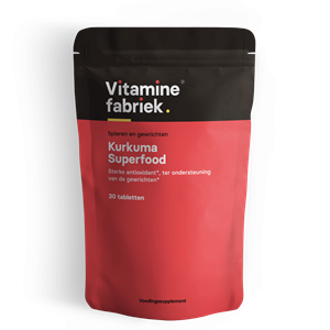 Vitaminefabriek Kurkuma Superfood - 30 tabletten - .nl