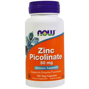 Now Foods Zinc Picolinate 50 mg (120 Veggie Capsules) - 