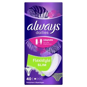 Always Dailies Discreet Flexistyle Inlegkruisjes Smal 40 st