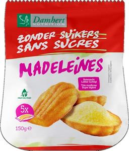 Damhert Madeleines zonder suiker 150G