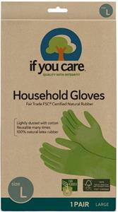 If you care Huishoudhandschoenen l 1 paar