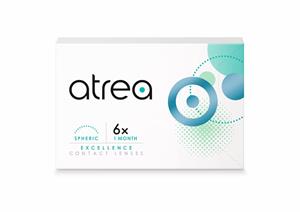 Atrea Excellence 1 Month Spheric 6 pack, 30 days, Contactlenzen, 