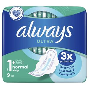 Always Ultra Normale Pads 9 st