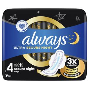 Always Ultra Veilige Nacht Met Vleugels 9 st