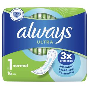 Always Ultra Normaal 16 st