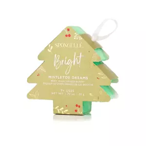 Spongellé Spongelle Holiday Tree Ornament Body Buffer 86gr Mistletoe Dreams (Gold)