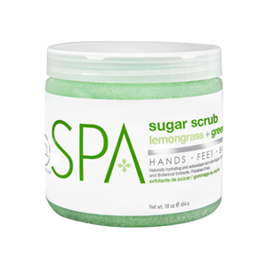 BCL SPA Sugar Scrub 454gr Lemongrass + Green Tea