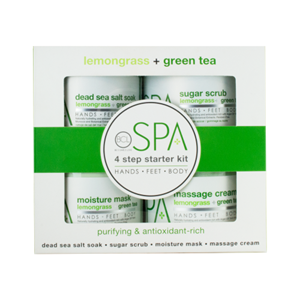 BCL SPA 4 Step Starter Kit Lemongrass + Green Tea