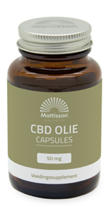 Mattisson HealthStyle Mattisson CBD Olie 50mg Capsules