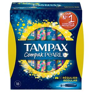 Tampax Compak Pearl Regular 18 st