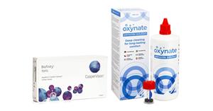 Biofinity Toric (6 lenzen) + Oxynate Peroxide 380 ml met lenzendoosje