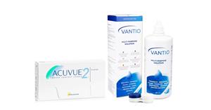 Acuvue 2 (6 Linsen) + Vantio Multi-Purpose 360 ml mit Behälter