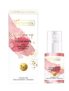 Bielenda Boost Me Up Color Drops Facial Beauty Base 3 in 1 Blush/Eyeshadow /Lipstick 15 ml