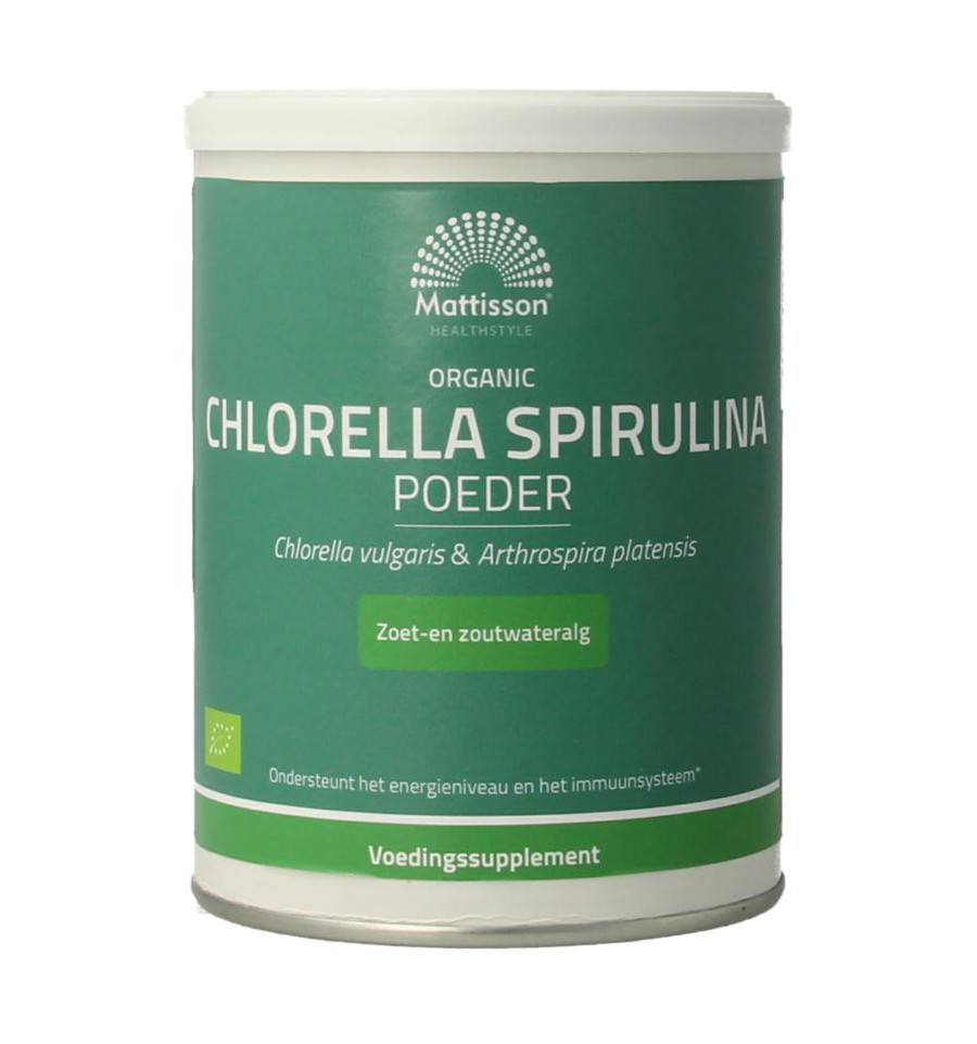 Organic chlorella spirulina
