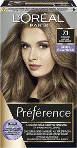 L'Oréal Paris L’Oréal Paris Préférence Cool Blondes 7.1 Iceland Haarverf