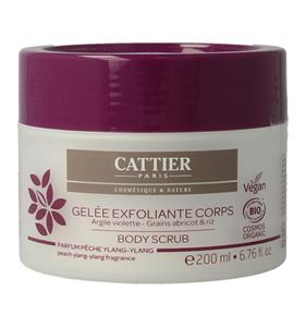 Cattier Body scrub perzik ylang ylang