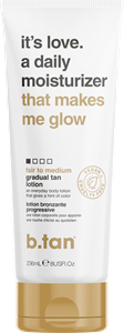 B.Tan Gradual Tan Lotion It's Love A Daily Moisturizer That Makes Me Glow 236 ml