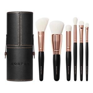 Morphe Rosé Away 6-Pierce Travel Brush Set