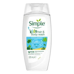 Simple Kinderhaar En Bodywash 225 ml