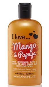 I Love Cosmetics Bath & Shower Creme Mango & Papaya 500 ml