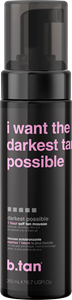 B.Tan I Want The Darkest Tan Possible Self Tan Mousse 200 ml