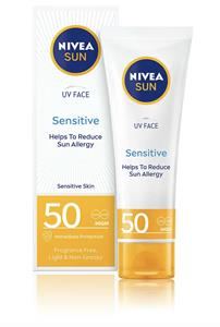 Nivea Sun UV Face Soothing Sensitive Cream SPF50 50 ml