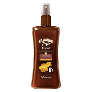 Zonverzorging Hawaiian Tropic Droge Beschermende Sprayolie SPF 10 - Kokosnoot Papaj
