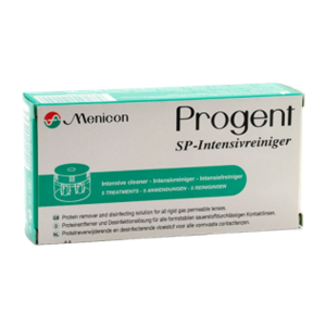 Menicon Progent Intensivreiniger (5x5 ml Ampulle A + 5x5 ml Ampulle B + 1 Behälter) Intensivreinigung, Pflegemittel