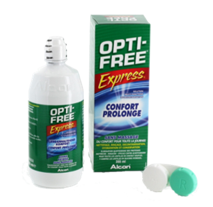 OPTI-FREE Express 4 x 355 ml mit Behälter