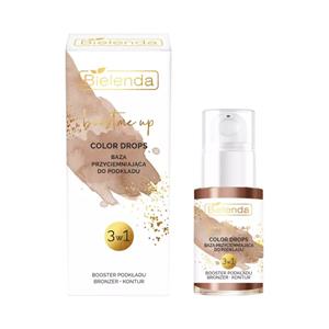 Bielenda BOOST ME UP Color Drops Tinting Base For Foundation 3In1 Foundation Booster / Bronzer / Contour 15 ml