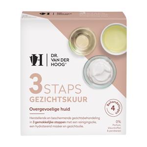 Dr. Van der Hoog 3staps gezichtskuur overgevoelige huid 3st