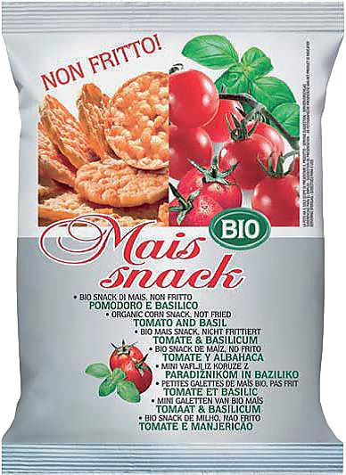Bio Alimenti Mais Snack Tomaat & Basilicum