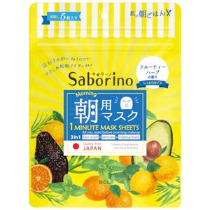 Saborino Morning Facial Sheet Mask 5 st