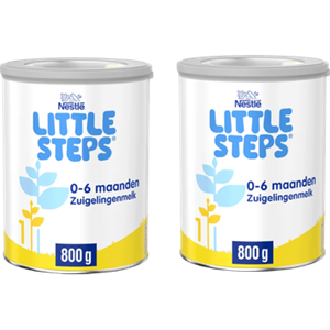 LITTLE STEPS ittle Steps 1 Zuigelingenmelk Standaard 06 Maanden 2 x 800g bij Jumbo