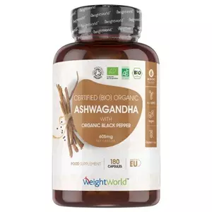 WeightWorld Ashwagandha capsules 605 mg - 180 Capsules