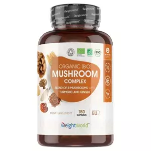 WeightWorld Biologisch Paddenstoelen Complex - 180 Capsules