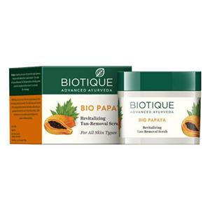 Biotique Bio Papaya Revitaliserende bruiningsscrub, 75 g
