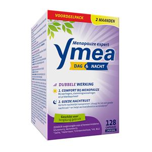 Ymea Dag & Nacht 128 Capsules - Menopauze - Tegen opvliegers & nachtelijk zweten