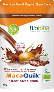 Biotona Macaquick instant cacao bio 200 gram