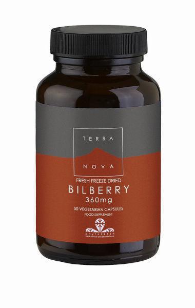 Terranova Bilberry 360 mg 50 Capsules