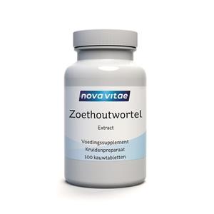 Nova Vitae Zoethoutwortel extract dgl 100 Tabletten