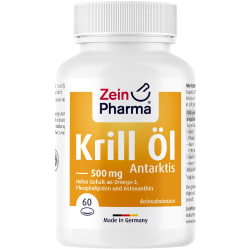 ZeinPharma Krill Olie Antarktis 500mg (60 capsules)  vetzuur Krillöl