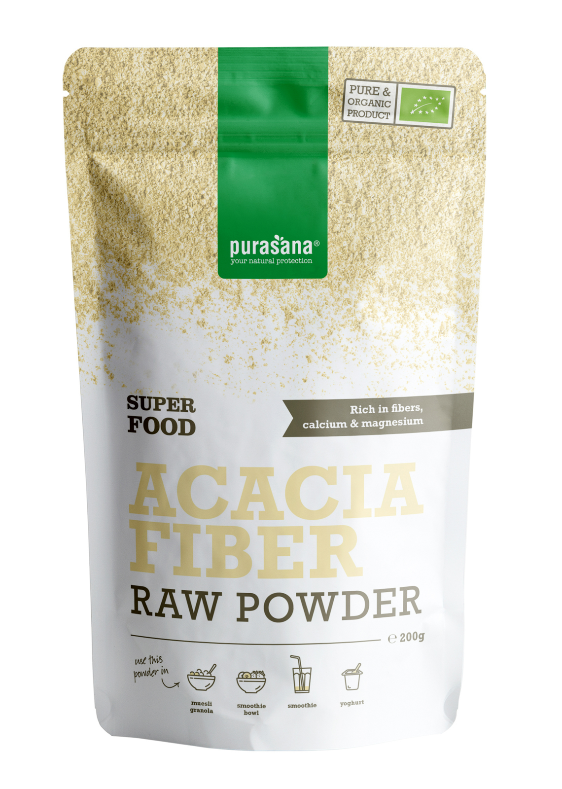 Purasana Vegan Acaciavezels Raw Powder