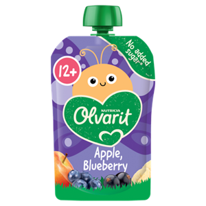 NUTRICIA Olvarit lvarit Knijpfruit Appel Blauwe Bes 12+ Maanden 100g bij Jumbo